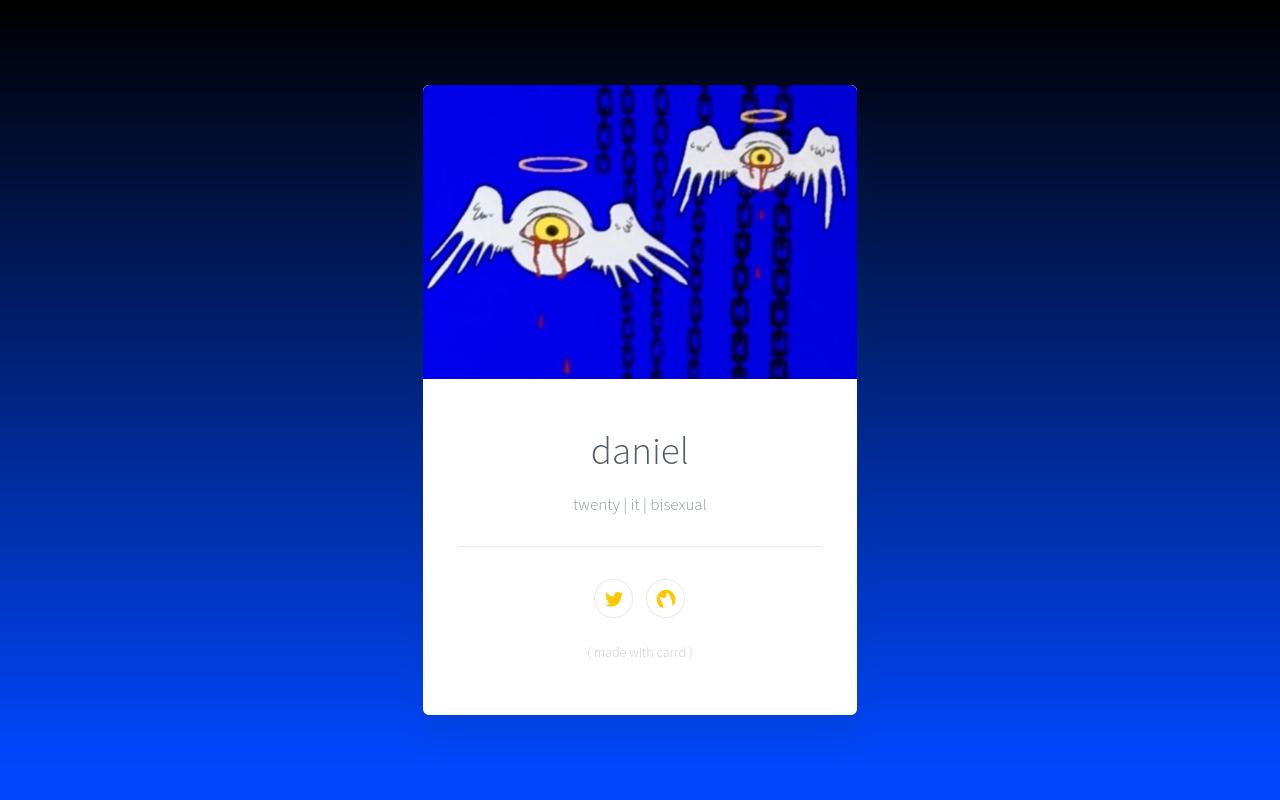 Carrd profile picture for @treason